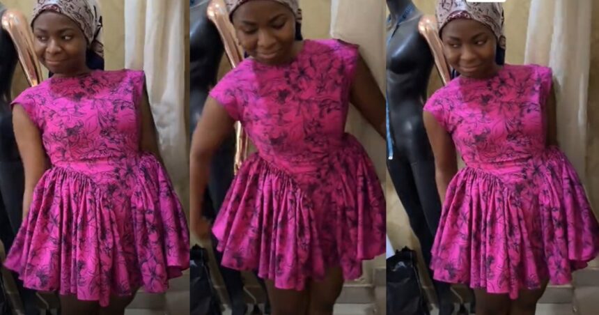 “We are all sc@red of Nigerian mothers” – Fashion designer shares how her walk-in customer tried to hide from her mother due to her short dress. (VIDEO)
