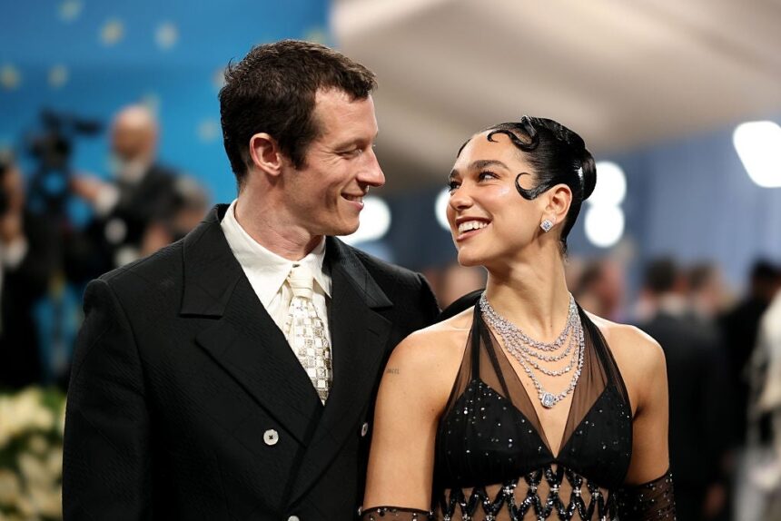 Dua Lipa And Callum Turner Went Red Carpet Official At The Met Gala