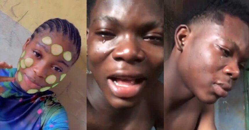 “He knows she is gone” -– Man brɘaks down in tɘars after his girlfriend gained admission into the university (WATCH)