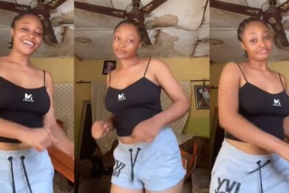 Lady proudly shows off her father’s living room, says she’s not among those who hide their father’s house (WATCH)