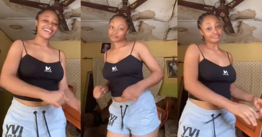 Lady proudly shows off her father’s living room, says she’s not among those who hide their father’s house (WATCH)