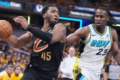 NBA conference semifinals: Cavs take Game 3 behind Mitchell’s 43 points