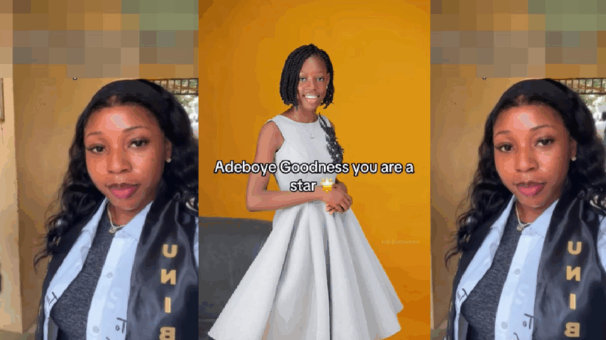 Lady Proudly Shows Off Younger Sister Who Scored Above 300 In JAMB (VIDEO)
