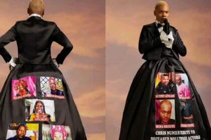 Ghanian stylist honors late Nollywood stars at AMVCA