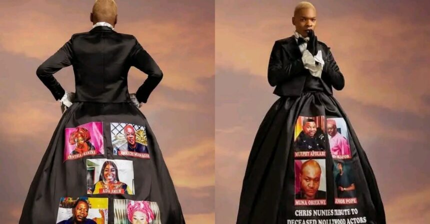 Ghanian stylist honors late Nollywood stars at AMVCA