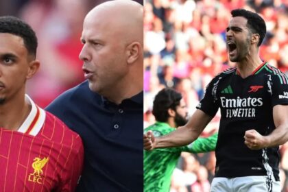 Liverpool surrender two-goal lead as Arsenal fight back to draw at Anfield