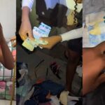 Businesswoman discovers 100 euros hidden among used clothes in an okirika bale (WATCH)