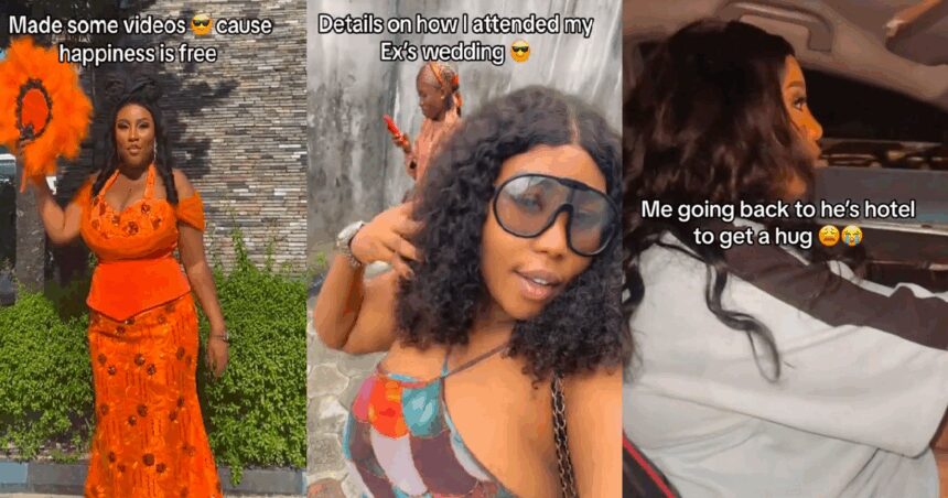 “So with all this makeup, i didn’t even get a hug from him” – Lady L@ments After She Attended Her Ex’s Wedding (VIDEO)