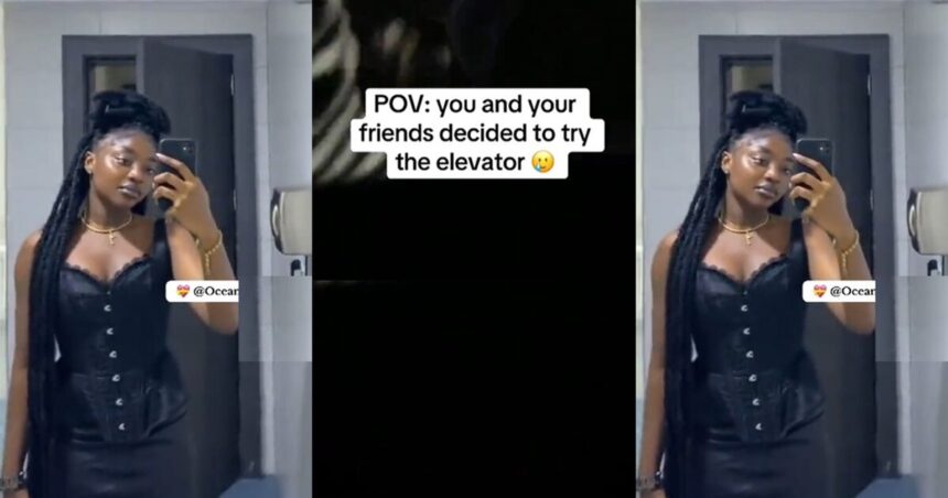 “Jesus! God forbid…!” – Hilarious moment group of friends got stuck in an elevator (VIDEO)