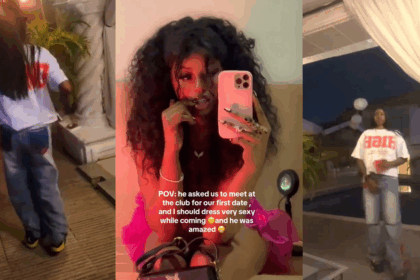 “Dress very sexy while coming” – Lady surprises her date with her choice of outfit (VIDEO)