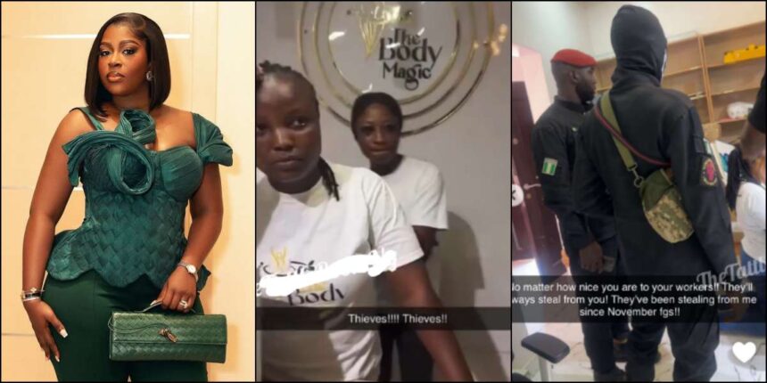 Yhemolee’s wife, Thayour drags her workers for reportedly stealing millions from her