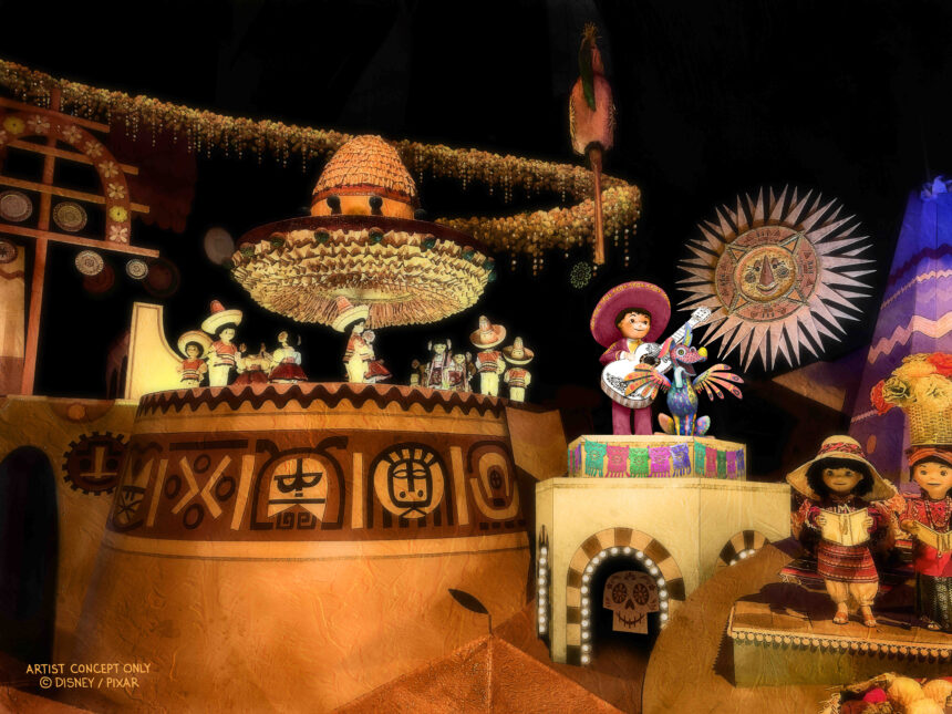 Disneyland’s 70th Celebration Kicks Off With ‘Coco’s’ Miguel Added to Small World, ‘Inside Out’ at World of Color, Mickey Popcorn Bucket and Celebration Beignets