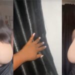 “No one has ever surprised me on my birthday” – Heartfelt moment lady’s neighbour surprised her on her birthday (VIDEO)