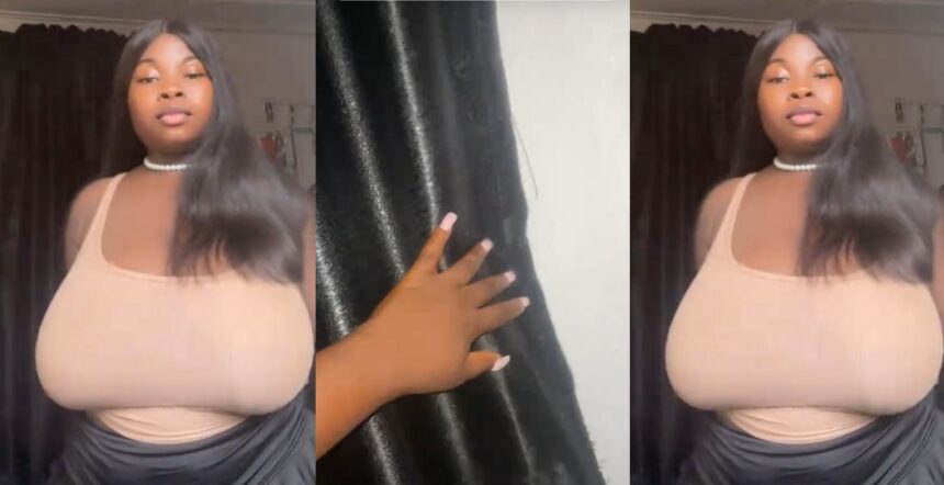 “No one has ever surprised me on my birthday” – Heartfelt moment lady’s neighbour surprised her on her birthday (VIDEO)