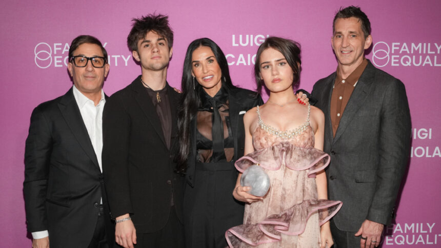 Demi Moore, Nicole Scherzinger, Darren Criss and More Walk the Red Carpet at Family Equality’s Night at the Pier (PHOTOS)
