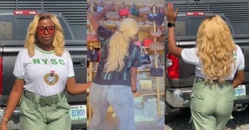 “Why spend huge amounts of money on hairs that are high maintenance” – Woman lamɘnts after her ₦780,000 bouncy wig transformed into wavy hair (WATCH)