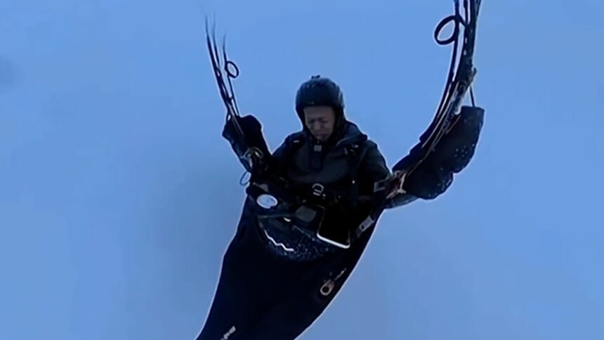 Chinesischer Paraglider wird auf 8598 Meter geweht – und überlebt