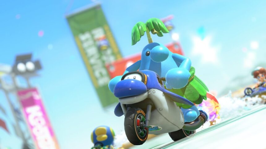 Mario Kart World muestra otra curiosa misión de la mano de Pianta