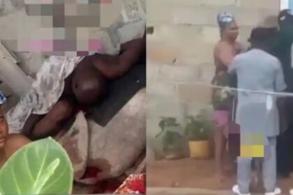 Tension Turns Violent as Woman Stabs Father Over Lockout Incident-gistpadi