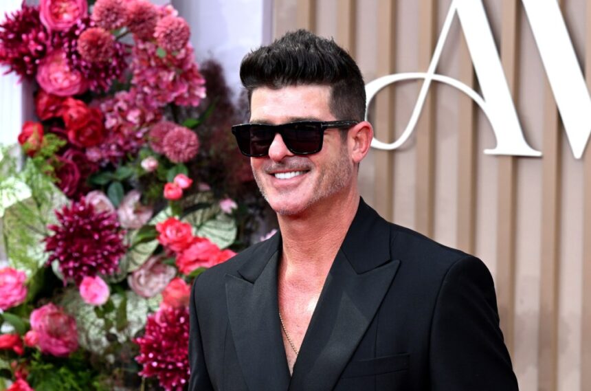 Robin Thicke Sued for Posting Paparazzi Photos of Himself to Instagram