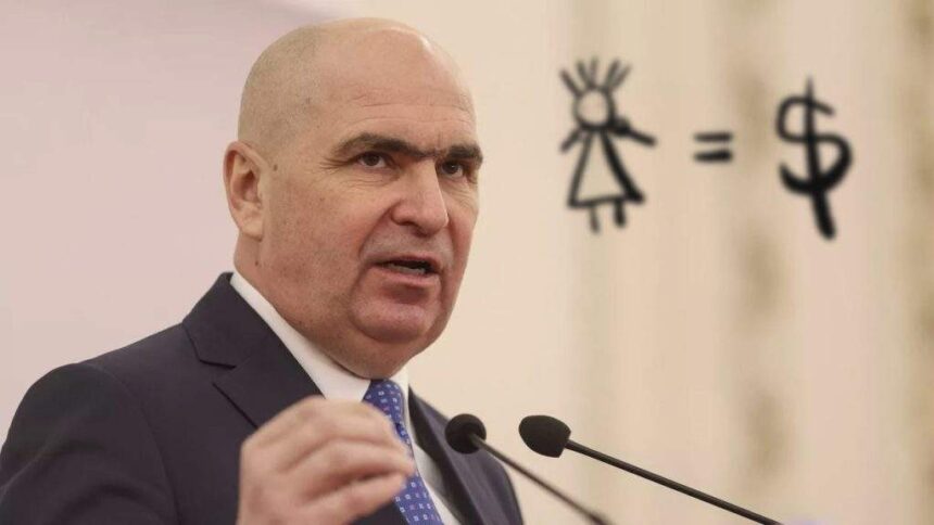 Ca să elimine risipa, Bolojan va amenda româncele care fac copii