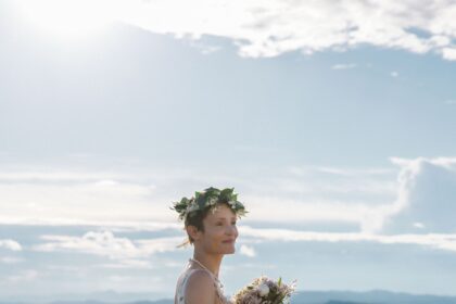 Actor Vicky Krieps’s Rose-Covered Vivienne Westwood Wedding Gown Was a Tribute to Her Late Grandmother