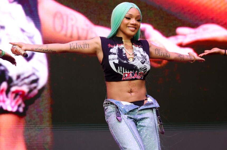 GloRilla Turns Up Indianapolis With Fiery 2025 WNBA All-Star Game Halftime Show Performance