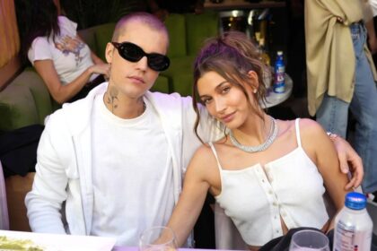 Justin Bieber and Hailey Bieber Share Passionate Kiss at ‘Swag’ Album Listening Party