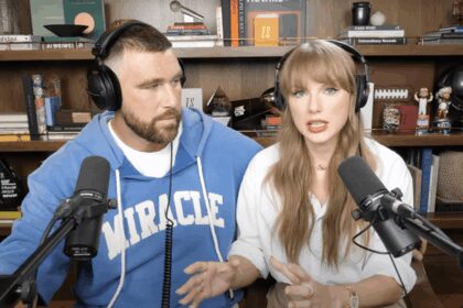 Taylor Swift Says She Collapsed Into Travis Kelce’s Arms When She Learned She Got Her Masters Back, ‘Bawling My Eyes Out’