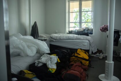 Her sover hjemløse studenter: