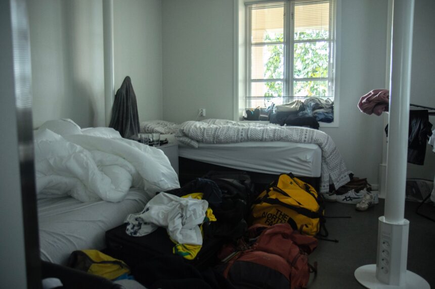 Her sover hjemløse studenter: