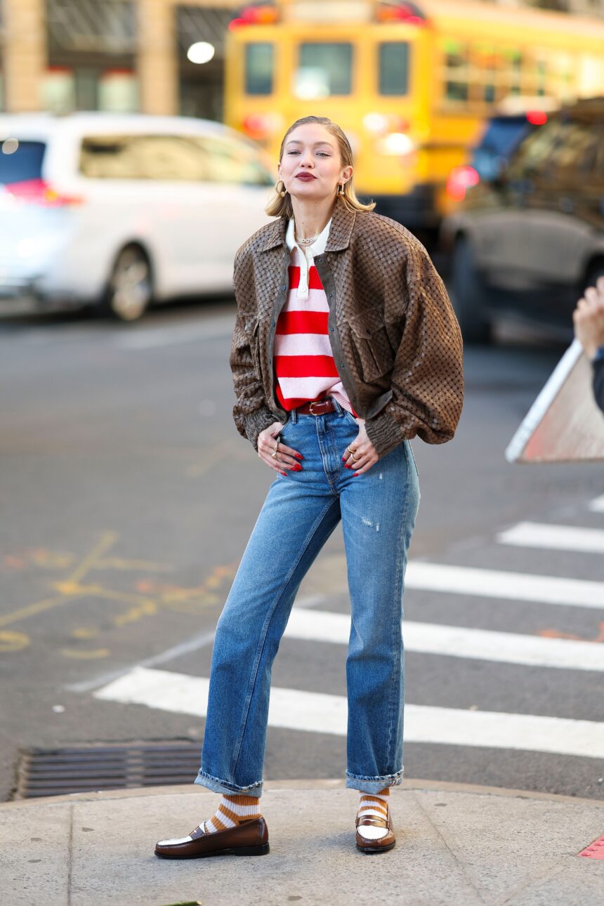 Gigi Hadid Is All In on Ankle Jeans